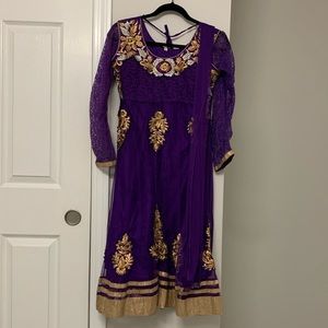 2 Piece Desi Purple Salwar Kameez